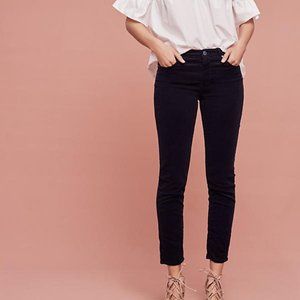 AG Stevie Mid-Rise Ankle Cords, size 29, navy